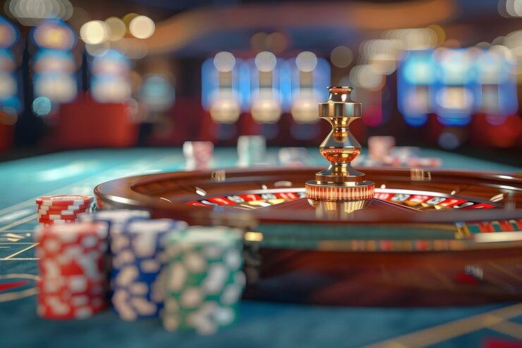 Lightning Dice live table with three rolling dice and betting interface